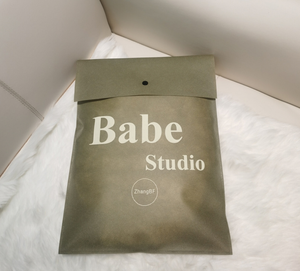 Eco Recycle Biologisch Afbreekbaar Custom Kledingstuk Niet-Geweven Stofzak Met Trekkoord Voor Kleding Schoen Verpakking Sokken Custom Logo - Product Image 4