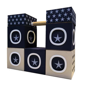 Nouvel <span class=keywords><strong>arbre</strong></span> à <span class=keywords><strong>chat</strong></span> écologique de Noël avec griffoir en papier et en bois, tour et château en carton - Product Image 6