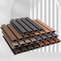 Panneau mural extérieur en composite bois-plastique WPC, deuxième génération, co-extrudé, 219*26, Great Wall, imperméable, bardage extérieur