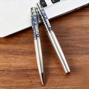 Stylo Rollerball en Acier Inoxydable Gravé sur Mesure – Cadeau d'Affaires Promotionnel, Largeur d'Écriture 1,0 mm, Logo Personnalisé, Design Original - Product Image 4