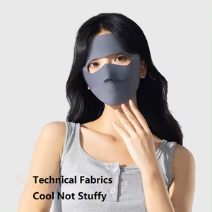 Couverture complète du visage glace soie masque solaire <span class=keywords><strong>voile</strong></span> UV visage kini respirant masque solaire - Product Image 3