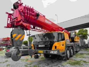 For Sany 75Tons Diesel <b>Crane</b> Straight Arm Lifting Construction Truck <b>Crane</b> - Product Image 5