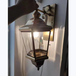 Lampes de jardin vintage en laiton de haute qualité Senzhao, éclairage LED promotionnel, applique murale extérieure, étanche - Product Image 5