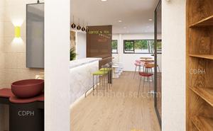 Maison préfabriquée en conteneur de 40 pieds, design moderne, installation rapide, construction en acier respirant/panneau sandwich pour bâtiment de bureaux - Product Image 6