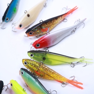 Offre Spéciale nouveau 95mm Softbait VIB pêche leurre souple avec 3x crochets 20g Twintails VIB Soft Vibe leurre de pêche - Product Image 4