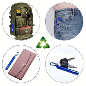 Colorful Reusable Collapsible Portable Telescopic <b>Metal</b> <b>Straw</b> Case Eco-Friendly Certified Custom Logo Factory Direct - Product Image 6