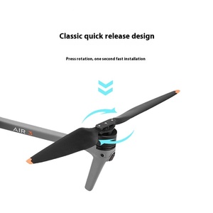 ใบพัดโดรน Yu3/AIR3/<span class=keywords><strong>2S</strong></span> วัสดุ PC 2 คู่ แบบ CW/CCW ติดตั้งง่ายในคลิกเดียว ลดเสียงรบกวน 4dB - Product Image 4