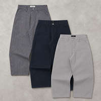 Pantalon cargo gris pour homme OEM ODM, teinture pigmentaire, poches plaquées, broderie, coupe ample, usine de confection