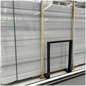 Dalles de marbre blanc Marmara à veines grises droites pour la construction écologique de cuisines et de villas, carreaux de sol et escaliers. - Product Image 3