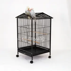 Fabricant de gros métal nouveau design nid d'oiseau maison ningbo nichoir cage à oiseaux enclos maison à oiseaux en métal cage à oiseaux d'élevage