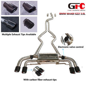 Silenciador de escape GFC Catback para 2020 ~ 2025 <span class=keywords><strong>BMW</strong></span> <span class=keywords><strong>M440i</strong></span> G22 G23 <span class=keywords><strong>G26</strong></span>, sistema de escape de válvula eléctrica de coche hecho de acero inoxidable 304 - Product Image 6