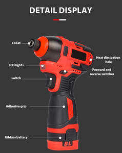 <span class=keywords><strong>Perceuse</strong></span> électrique <span class=keywords><strong>sans</strong></span> <span class=keywords><strong>fil</strong></span> industrielle OEM, moteur <span class=keywords><strong>sans</strong></span> balais, batterie lithium-ion, tournevis 18 V, <span class=keywords><strong>perceuse</strong></span> à percussion - Product Image 5