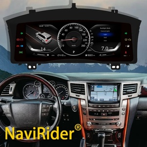 Pour LEXUS LX570 2007-2015, tableau de bord numérique LCD, GPS, compteur de vitesse, groupe d'instruments, cockpit virtuel, tachymètre, odomètre - Product Image 1