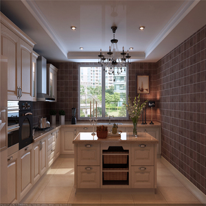 Guangzhou SJUMBO pusat dapur baja antikarat komersial pulau dapur Modern - Product Image 1