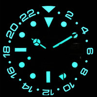 BGW-9 Super lumineux marque de luxe hommes en acier inoxydable GMT montres de plongée 20 ATM étanche automatique mécanique montre de plongée