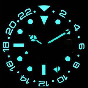 Reloj de Buceo Mecánico Automático Para Hombre BGW-9 Súper Luminoso de Marca de Lujo en Acero Inoxidable con GMT, Resistente al Agua 20 ATM - Product Image 4