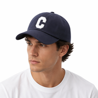 Gorra de Béisbol de 6 Paneles de Alta Calidad al por Mayor, con Letras Bordadas en 3D, Transpirable, de Algodón, Ajustable, para Hombres y Mujeres