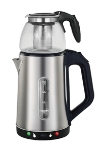 Bouilloire <span class=keywords><strong>électrique</strong></span> sans fil en acier inoxydable avec contrôle de la température, fenêtre en verre, <span class=keywords><strong>mini</strong></span> <span class=keywords><strong>théière</strong></span>, ébullition rapide, maintien au chaud pour la maison - Product Image 2