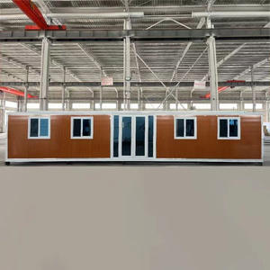 Casa modular expandible de 20 y 40 pies, casa prefabricada portátil de paquete plano para uso en hoteles y centros comerciales de oficina - Product Image 3