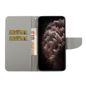 Funda de teléfono de cuero de estilo étnico para iPhone 15 14 <span class=keywords><strong>Pro</strong></span> Max, funda de teléfono con billetera magnética Floral pintada para <span class=keywords><strong>Samsung</strong></span> S23 Ultra - Product Image 4