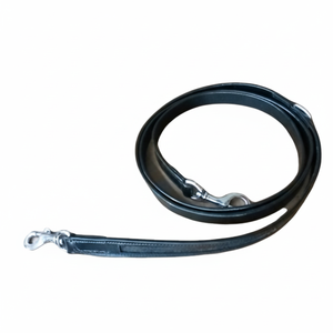 Collier de chien en cuir véritable de haute qualité de luxe en laiton lourd en métal Double pince à pression à dégagement rapide solide vide harnais pour animaux de compagnie Rivet - Product Image 1