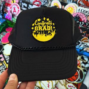 <b>Iron</b> on Eco-friendly Glitter Embroidered Graduation Theme You/I Did It Mortar Board Patches for Graduation Gift Clothes - Product Image 5