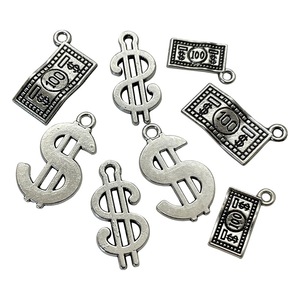 Collar Retro de Aleación con Moneda Digital de Dólar Estadounidense Plateada Brillante de la Colección Junkang, Accesorios de Joyería Hechos a Mano - Product Image 5
