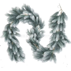 Guirlande de Noël artificielle Dingyi, 72 brins, effet queue de renard, blanche, pour décoration intérieure et extérieure, cheminée, manteau de cheminée, table - Product Image 4