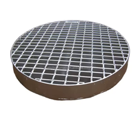 Grille de plateforme de réacteur en acier à mailles ouvertes pour auvent de station-service, usine sidérurgique, usine de dessalement