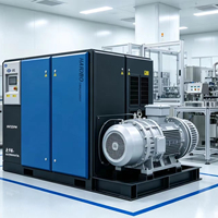 Pompe à vide industrielle à faible bruit en acier inoxydable, fabriquée en Chine, modèle Hardbo PM VSD, entraînement AC, 4PM OEM/ODE, garantie 1 an, CE