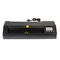 Plastifieuse manuelle électrique WD-320E à coque en fer, 320 mm, pour plastification à chaud et à froid de cartes d'identité PVC