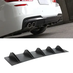 Pára-choques lábio traseiro para bmw e90 m3 extensão saia lateral fibra de vidro roda arco fender flares