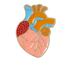 Personalidad hígado <span class=keywords><strong>estómago</strong></span> pulmón corazón cerebro esmalte broches divertidos partes del cuerpo alfileres dorados para enfermera mochila bolsa insignia - Product Image 6