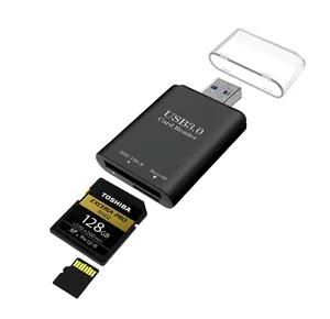 Gran oferta, lector de tarjetas todo en 1 con Usb 3,0 para tarjetas de memoria Sd/Tf, lector de tarjetas SD compacto y Compatible con tarjetas SD