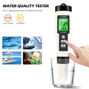 Tela lcd 0-4000ppb digital h2/temperatura, 2 em 1, monitor de qualidade da água do íon de hidrogênio para bebidas/aquários - Product Image 3