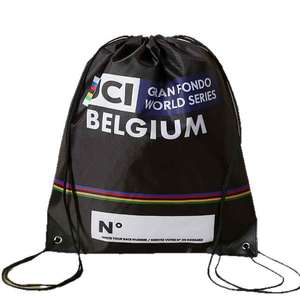 Customizable Imaiwill Classic Waterproof Polyester Letterpress Printed Embroidery Adjustable Drawstring Sportpacks Promotional