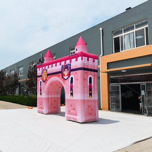 Arche gonflable géante rose d'extérieur Aero pour château Arche gonflable personnalisée pour la décoration de <span class=keywords><strong>princesse</strong></span> - Product Image 4