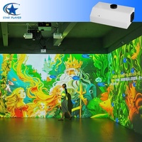 STAR PLAYER Logiciel de projection murale interactive holographique 3D à 360 degrés, éducation complète, résolution 1024x768, Windows/Android