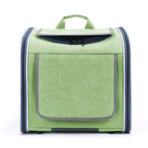 Portable Expandable Soft Sided <strong>Pet</strong> <strong>Carrier</strong> Backpack Luxury Zipper Four Mesh Windows <strong>for</strong> Small Dogs Cats Puppies <strong>Bike</strong> Riding - Product Image 1