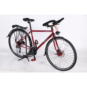 Bicicleta de Carretera Deseo 700c con Cuadro de Aleación de Aluminio, Horquilla Rígida, Soporte, Guardabarros y Reflector para Desplazamientos Urbanos - Product Image 3