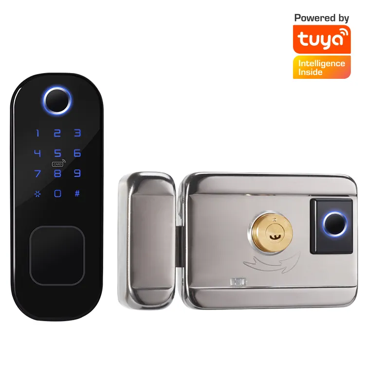 Smart Security Fingerprint Door Lock Smart Locks System Biometric Automatic Smart Lock Door With Smart Phone APP