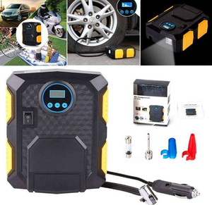 Compresseur d'air numérique ABS 12V portable pour voiture, <span class=keywords><strong>gonfleur</strong></span> de pneus 150 PSI avec lumière LED, outils d'urgence sans fil pour voiture - Product Image 6