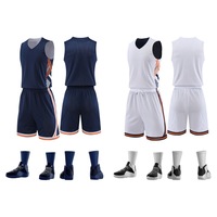 Maillot de basket-ball réversible à sublimation à prix réduit, costumes à conception uniforme, vêtements de sport pour le basket-ball, ensemble de basket-ball