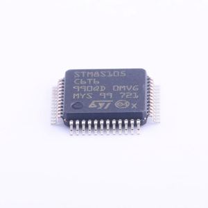 ใหม่และเป็นของแท้ MCU 8-bit STM8S STM8 CISC 32KB แฟลช 3.3V/5V 48-Pin LQFP T/R - แบบเทปและแบบม้วน STM8S105C6T6TR - Product Image 1