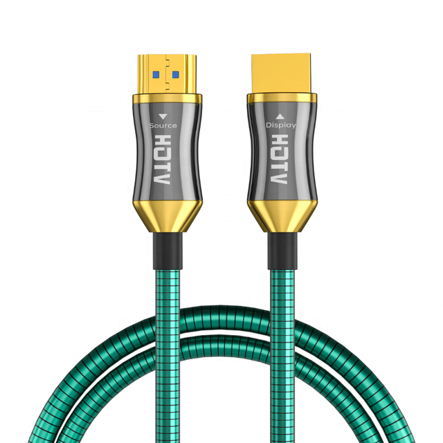 AOC 4K120hz 8K60hz Fiber HDMI to HDMI 2.1 TV Cable HDMI Fiber Cable 10M30M50M Customizable LOGO Long Armored