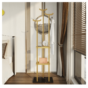 <span class=keywords><strong>Perchero</strong></span> de <span class=keywords><strong>Hierro</strong></span> <span class=keywords><strong>Forjado</strong></span> Metálico Moderno para el Hogar, Exhibidor de Ropa de Estilo Simple - Product Image 2