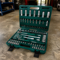 Boîte à outils portable de 94 pièces pour réparation automobile, en acier au chrome-vanadium, certifiée CE, avec embouts de tournevis Phillips pour les réparations d'équipements sur site