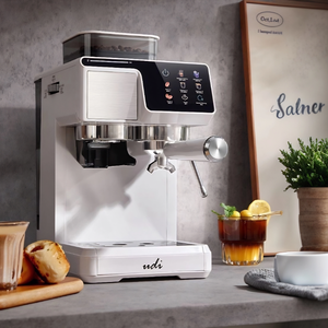 <span class=keywords><strong>Machine</strong></span> à Café MIG Semi-Automatique Double Mode Extraction Chaude/Froide avec Moulin Intégré en Acier Inoxydable 20 Bars pour Maison et Commercial - Product Image 4