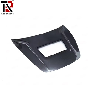 Pour <span class=keywords><strong>capot</strong></span> en fibre de carbone <span class=keywords><strong>Tesla</strong></span> Model Y avec manteau transparent, style carbone humide transparent - Product Image 2