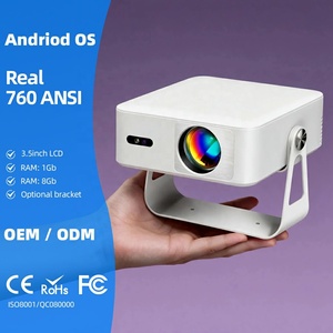 Projecteur Smart TV Android 12 AUN A005 2026 le plus récent pour utilisation diurne, compatible 4K, courte focale, LCD 1080P, WIFI 6, Bluetooth 5, haute luminosité, CE ROHS - Product Image 1